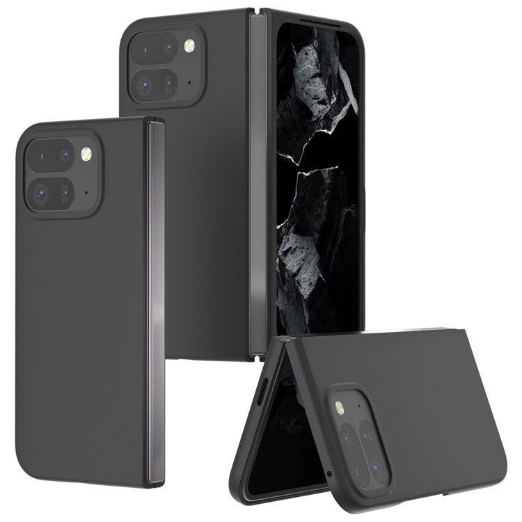 ABEEL For Google Pixel 9 Pro Fold 5G Case Hard PC Protective Phone Cover Skin Touch Feeling - Black