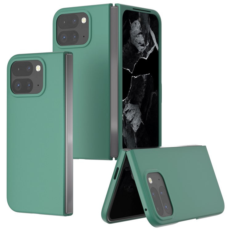 ABEEL For Google Pixel 9 Pro Fold 5G Case Hard PC Protective Phone Cover Skin Touch Feeling - Dark Green