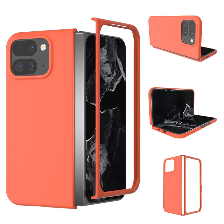 ABEEL For Google Pixel 9 Pro Fold 5G Case Hard PC Protective Phone Cover Skin Touch Feeling - Orange
