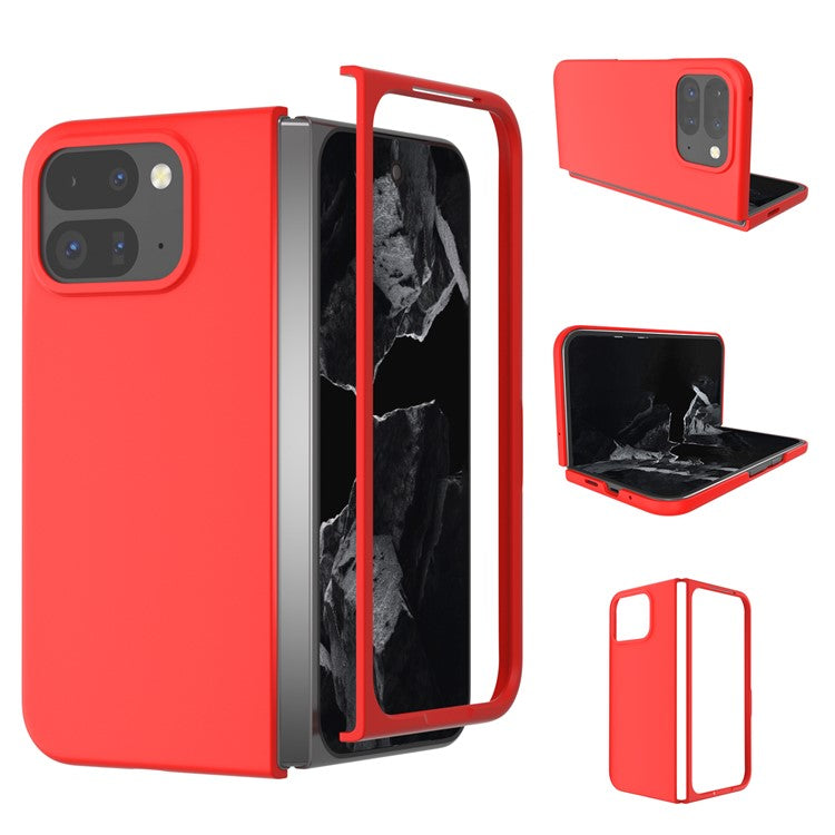 ABEEL For Google Pixel 9 Pro Fold 5G Case Hard PC Protective Phone Cover Skin Touch Feeling - Red