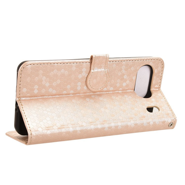 For OnePlus Nord 4 Wallet Case Dot Pattern Imprint PU Leather Phone Cover - Rose Gold