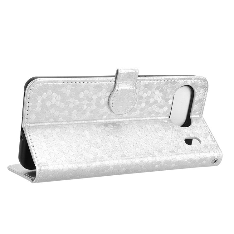 For OnePlus Nord 4 Wallet Case Dot Pattern Imprint PU Leather Phone Cover - Silver