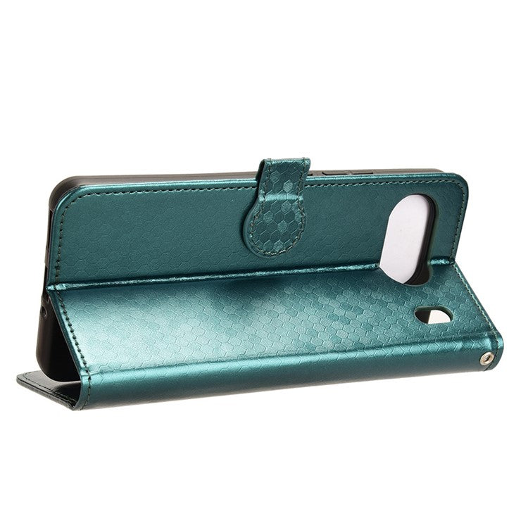 For OnePlus Nord 4 Wallet Case Dot Pattern Imprint PU Leather Phone Cover - Green