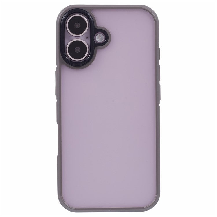 X-LEVEL For iPhone 16 Plus Case Anti-Scratch PC+TPU Matte Phone Cover - Grey