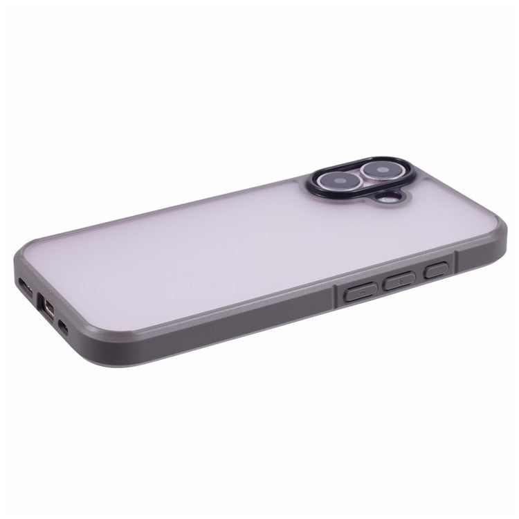 X-LEVEL For iPhone 16 Plus Case Anti-Scratch PC+TPU Matte Phone Cover - Grey