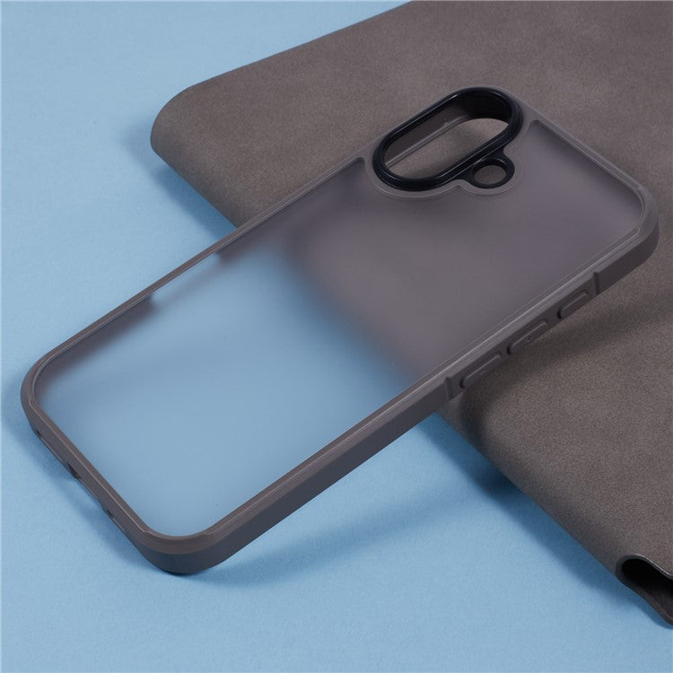 X-LEVEL For iPhone 16 Plus Case Anti-Scratch PC+TPU Matte Phone Cover - Grey