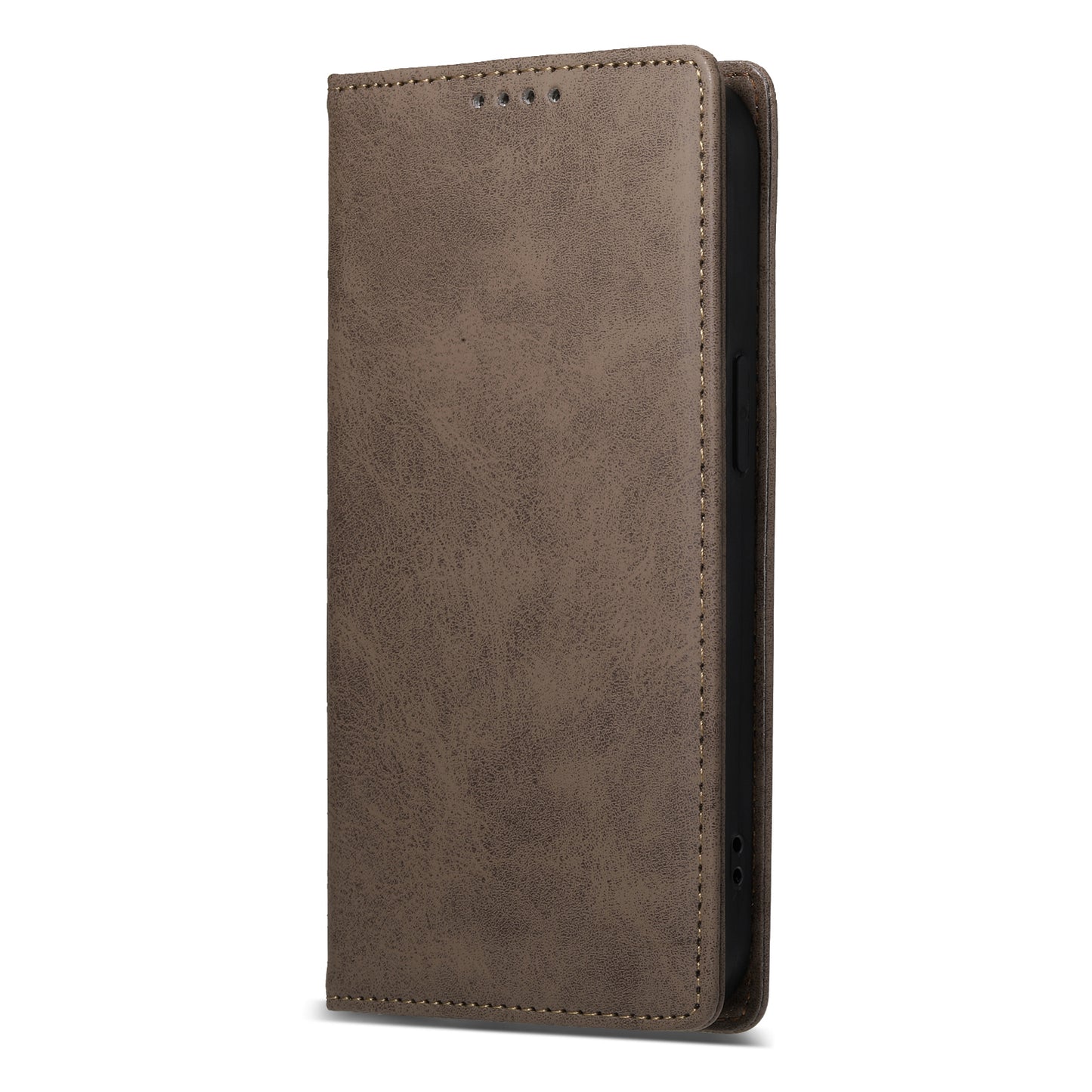 DF-05 For Samsung Galaxy A06 Wallet Case RFID Blocking PU Leather Phone Cover - Brown