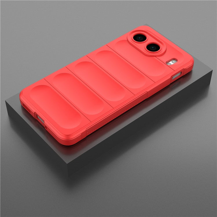 For OnePlus Nord 4 Case Anti-Drop Soft TPU Rugged Phone Back Cover - Red