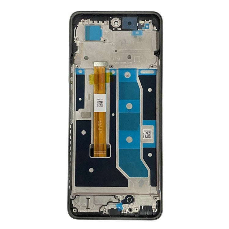 For Realme C67 4G OEM Grade S IPS LCD Screen and Digitizer Assembly + Frame Part (Without Logo) - Black
