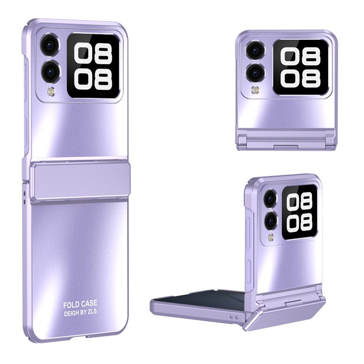 For Huawei nova Flip 5G Case Electroplating Hard PC Protective Phone Cover - Purple