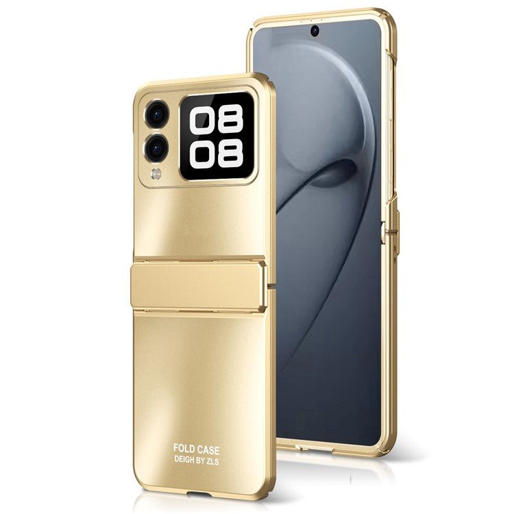 For Huawei nova Flip 5G Case Electroplating Hard PC Protective Phone Cover - Gold