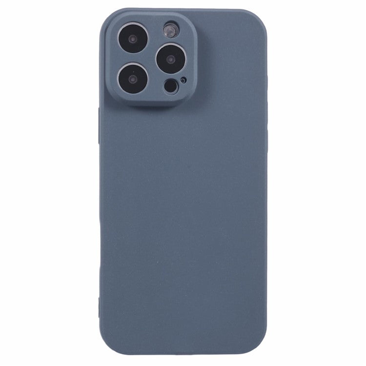 For iPhone 16 Pro Case Matte TPU Non-Slip Protective Phone Cover - Grey