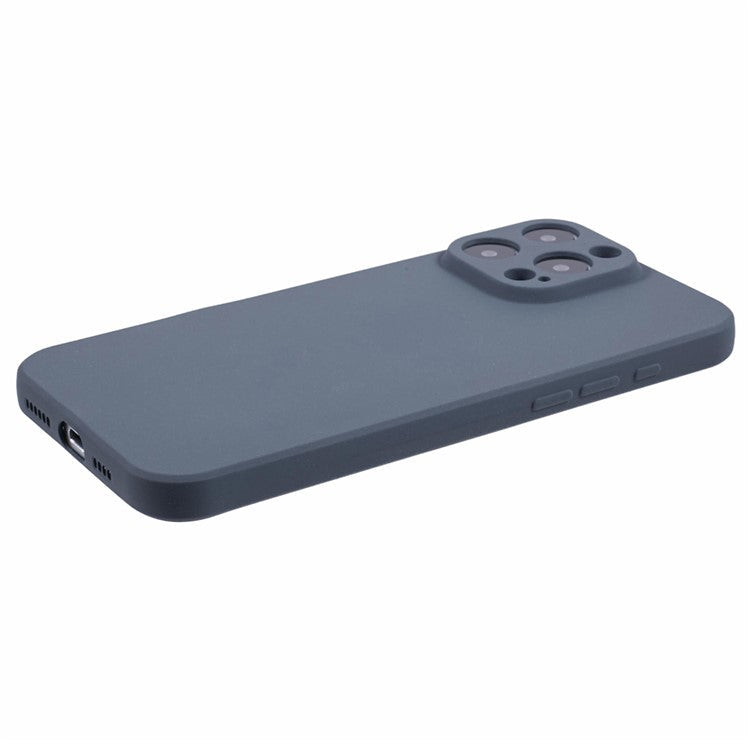 For iPhone 16 Pro Case Matte TPU Non-Slip Protective Phone Cover - Grey