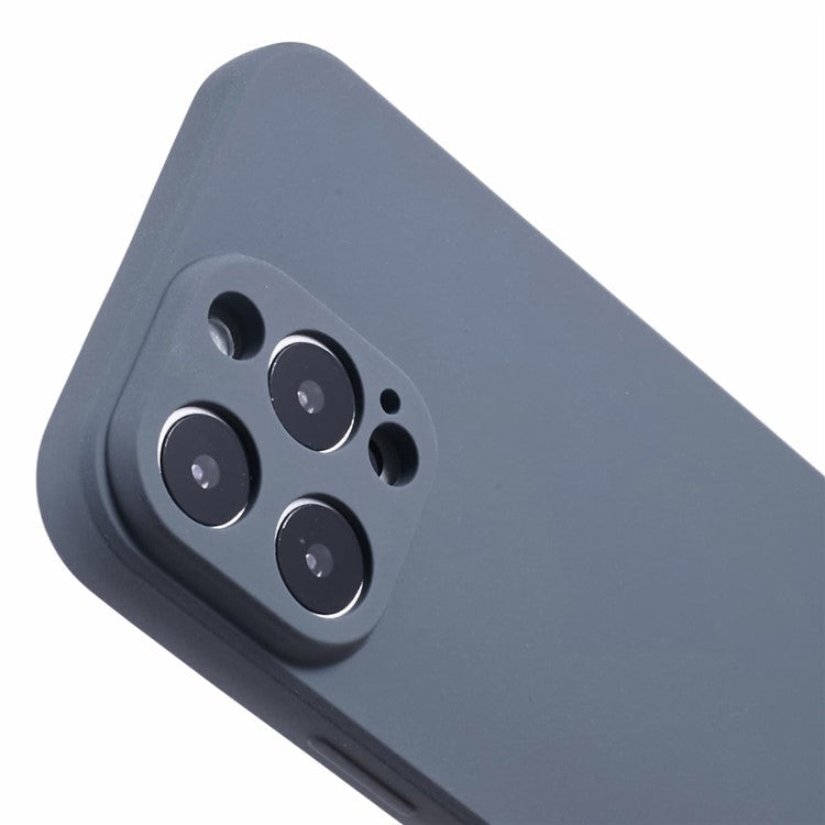For iPhone 16 Pro Case Matte TPU Non-Slip Protective Phone Cover - Grey