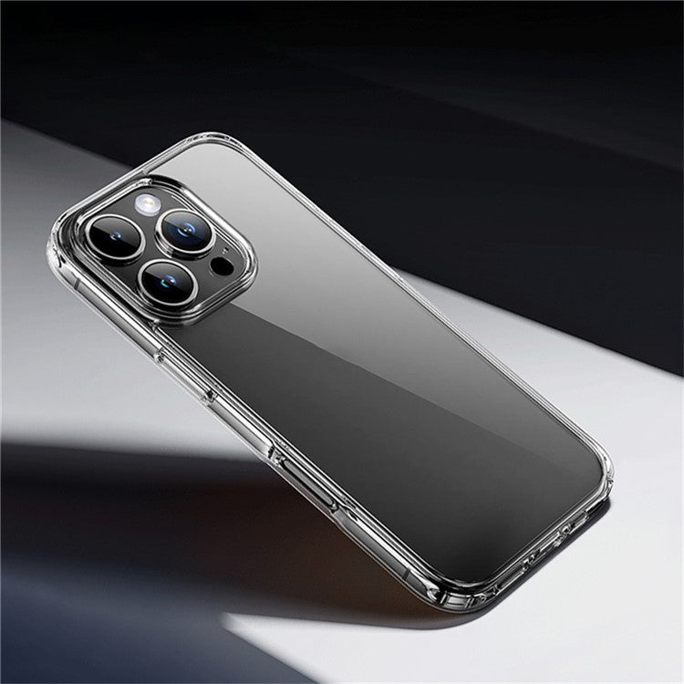 ROCK For iPhone 16 Pro Clear Phone Case PC+TPU Anti-Drop Phone Cover