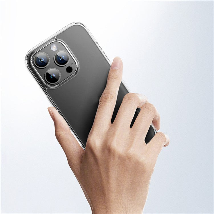 ROCK For iPhone 16 Pro Clear Phone Case PC+TPU Anti-Drop Phone Cover
