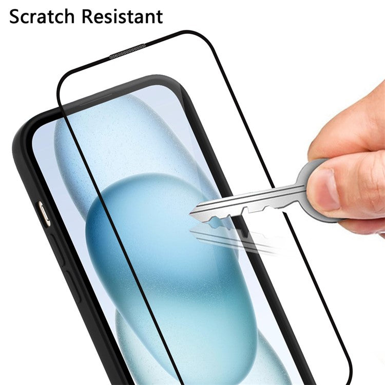 WANLONFENG MS Series for Google Pixel 9 Pro / Pixel 9 TPU Case Matte Cover with Screen Film (Big Lens Hole)