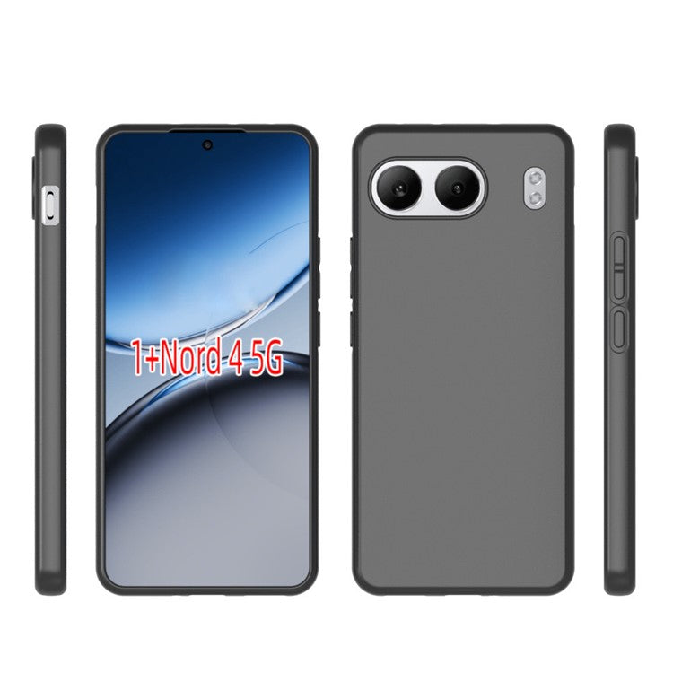 WANLONFENG MS Series for OnePlus Nord 4 TPU Case Matte Cover with Screen Film (Big Lens Hole)
