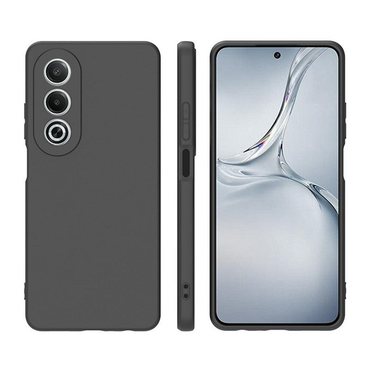 WANLONFENG MS Series for Oppo K12x 5G (India) TPU Case Matte Back Cover with Tempered Glass