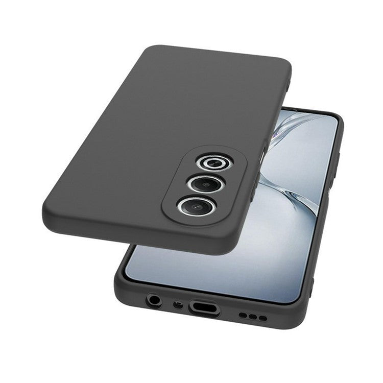 WANLONFENG MS Series for Oppo K12x 5G (India) TPU Case Matte Back Cover with Tempered Glass