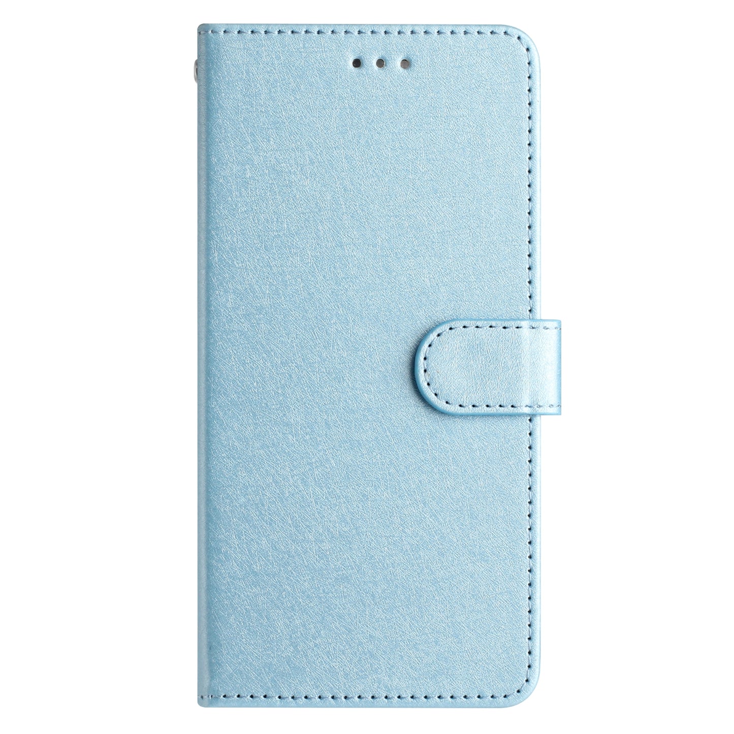For Samsung Galaxy A06 Wallet Case Leather Folio Phone Cover Magnetic Clasp - Blue