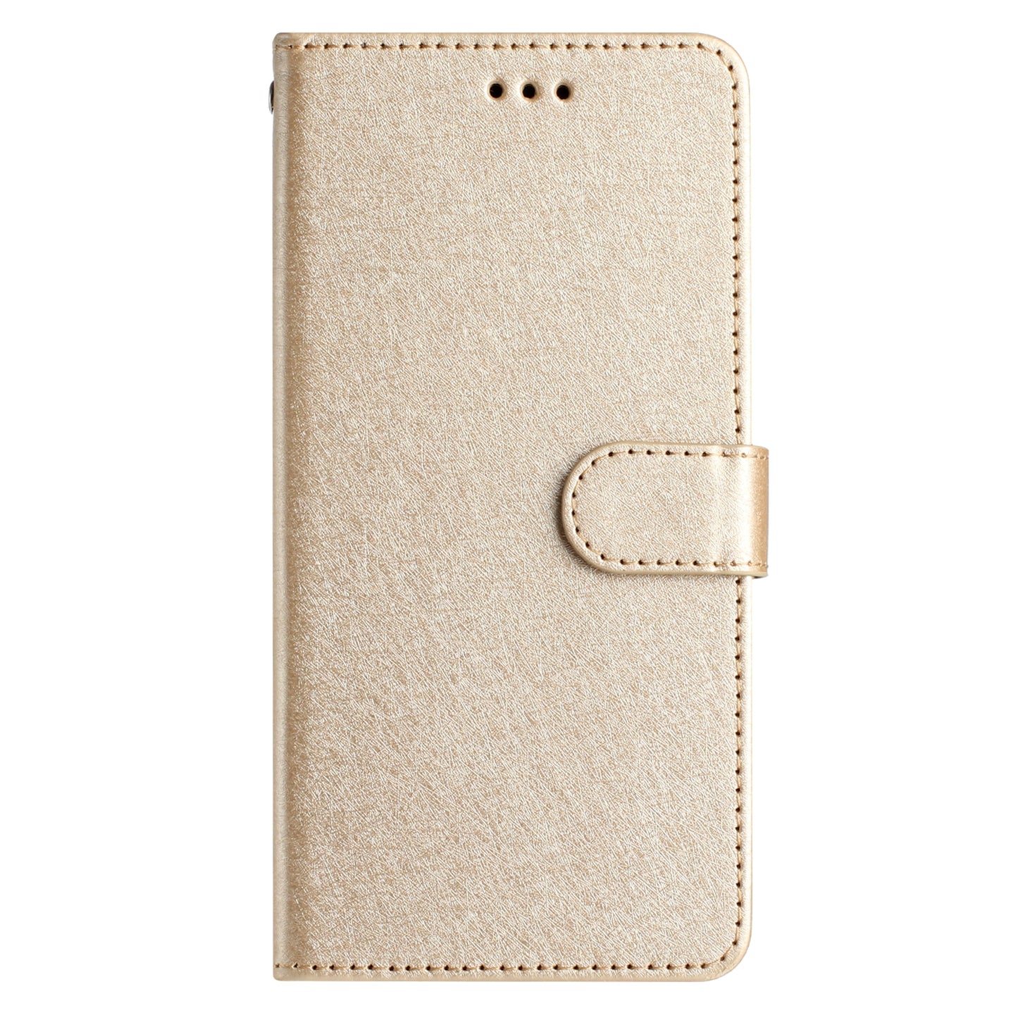 For Samsung Galaxy A06 Wallet Case Leather Folio Phone Cover Magnetic Clasp - Gold