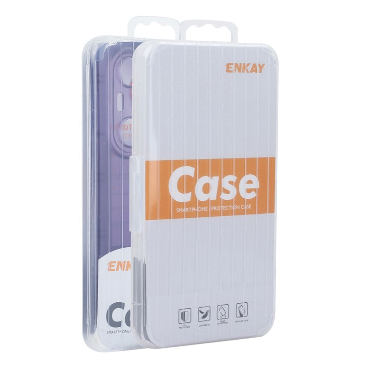 ENKAY HAT PRINCE For Huawei Pura 70 Case Four Corners Shockproof Matte TPU Phone Cover - White