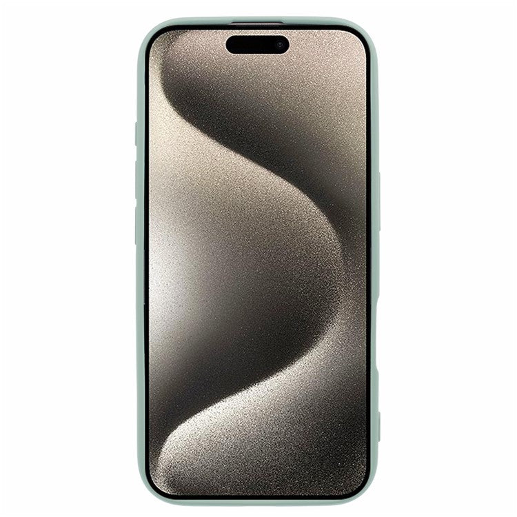 For iPhone 16 Case Arc Edge 2.0mm TPU Protective Phone Cover - Green