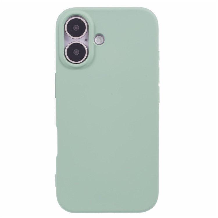 For iPhone 16 Case Arc Edge 2.0mm TPU Protective Phone Cover - Green