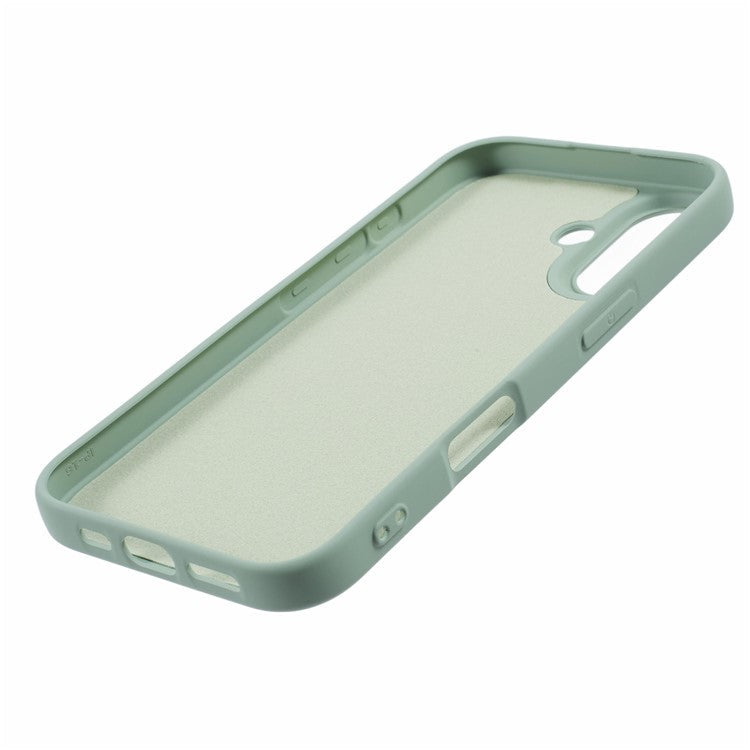 For iPhone 16 Case Arc Edge 2.0mm TPU Protective Phone Cover - Green