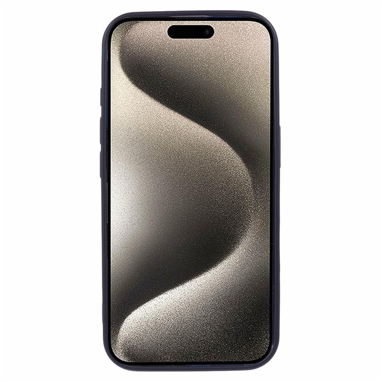 For iPhone 16 Case Arc Edge 2.0mm TPU Protective Phone Cover - Black