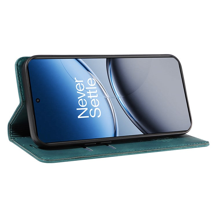 BETOPNICE 003 For OnePlus Nord 4 Wallet Case Leather Phone Cover with Stand - Green