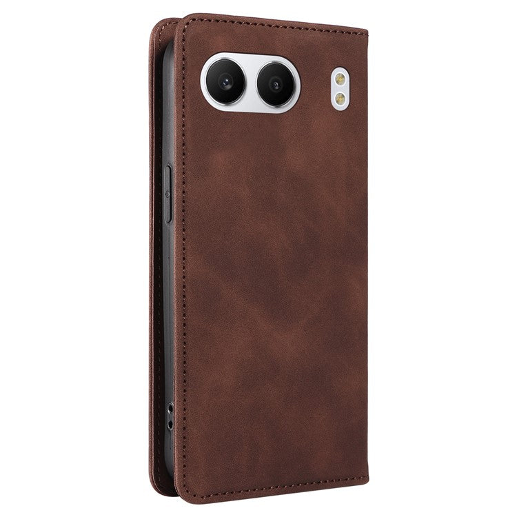 BETOPNICE 003 For OnePlus Nord 4 Wallet Case Leather Phone Cover with Stand - Brown