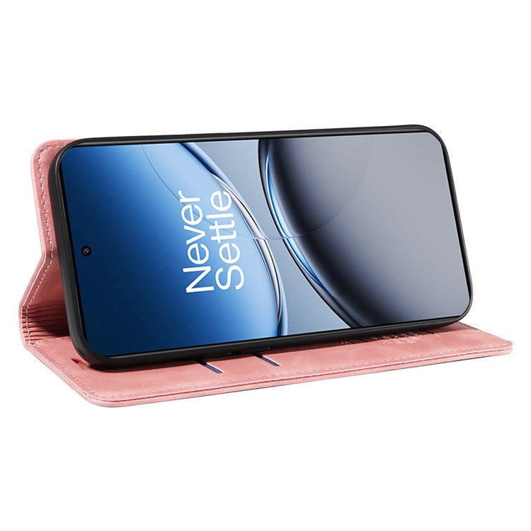 BETOPNICE 003 For OnePlus Nord 4 Wallet Case Leather Phone Cover with Stand - Pink