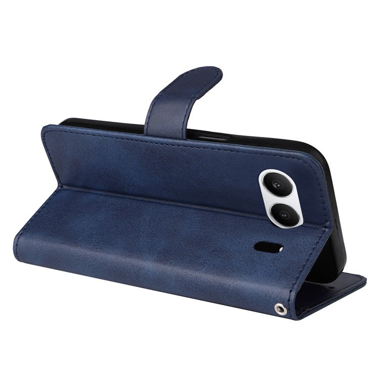 For OnePlus Nord 4 Case Wallet PU Leather Folio Flip Phone Cover - Blue