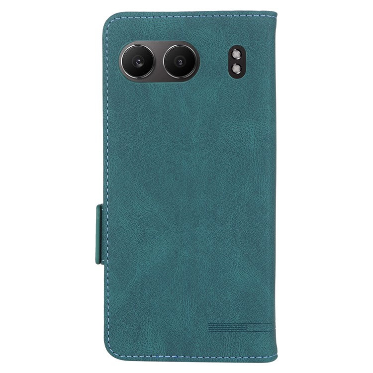 For OnePlus Nord 4 Case Leather Wallet Flip Phone Cover with Hardware Decor - Blue