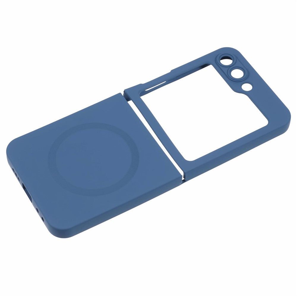 For Samsung Galaxy Z Flip7 FE 5G / Z Flip6 5G Case Compatible with MagSafe Shockproof TPU Phone Cover - Sapphire