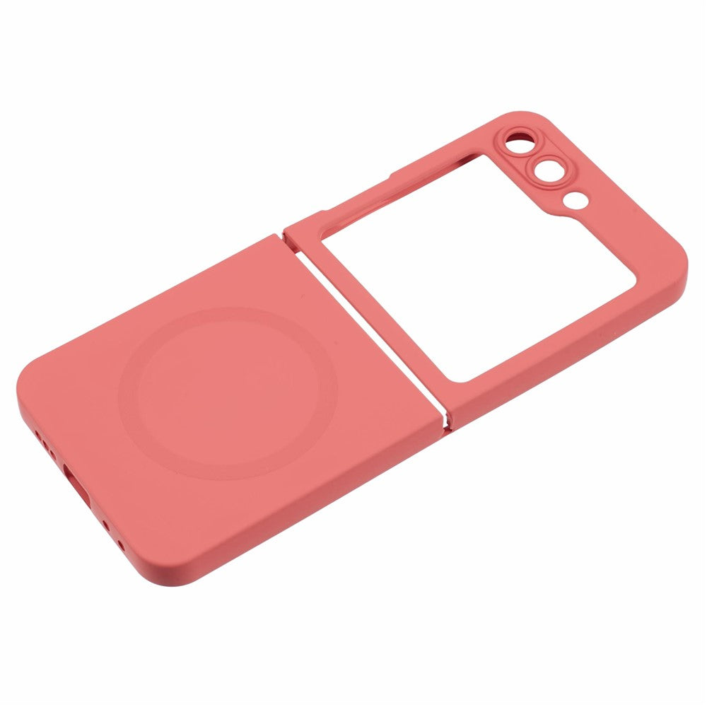 For Samsung Galaxy Z Flip7 FE 5G / Z Flip6 5G Case Compatible with MagSafe Shockproof TPU Phone Cover - Red