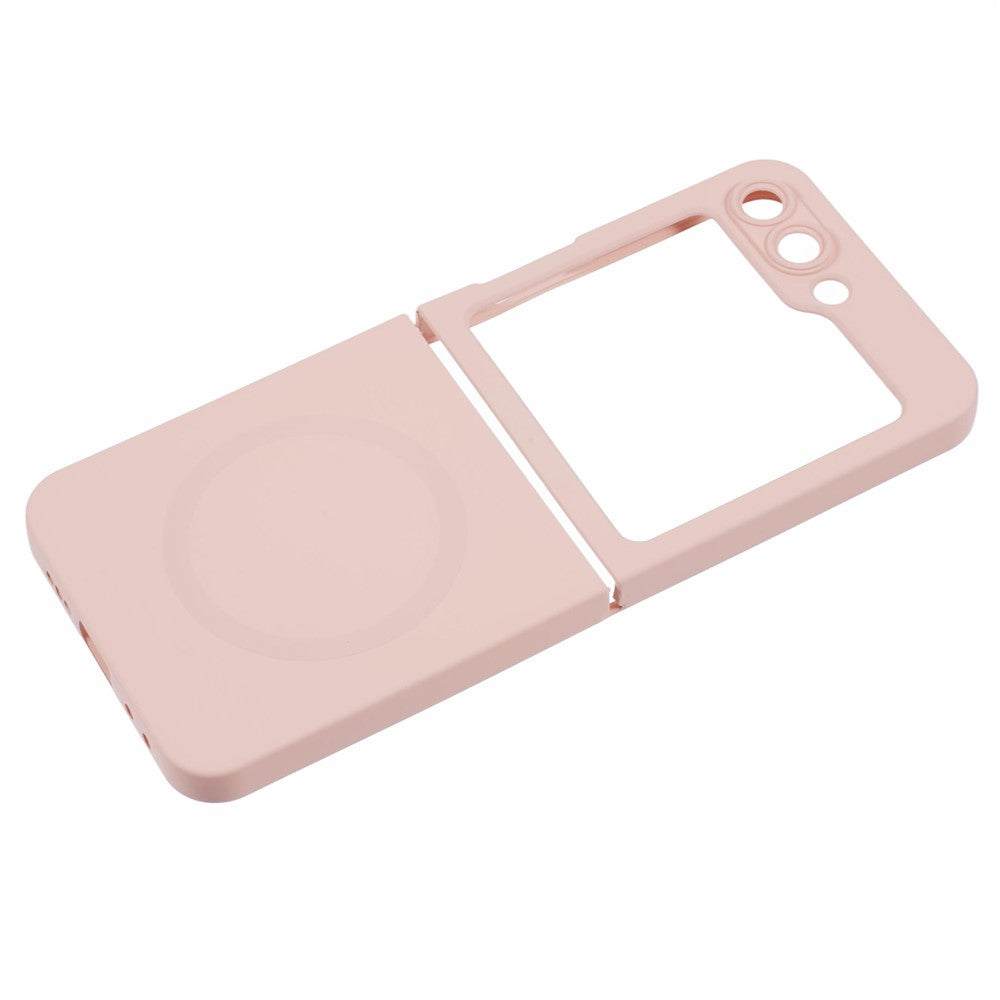 For Samsung Galaxy Z Flip7 FE 5G / Z Flip6 5G Case Compatible with MagSafe Shockproof TPU Phone Cover - Pink