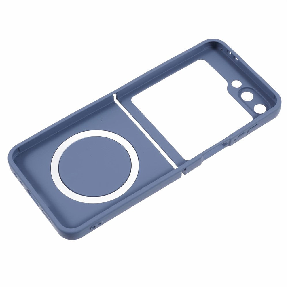 For Samsung Galaxy Z Flip7 FE 5G / Z Flip6 5G Case Compatible with MagSafe Shockproof TPU Phone Cover - Lavender Grey