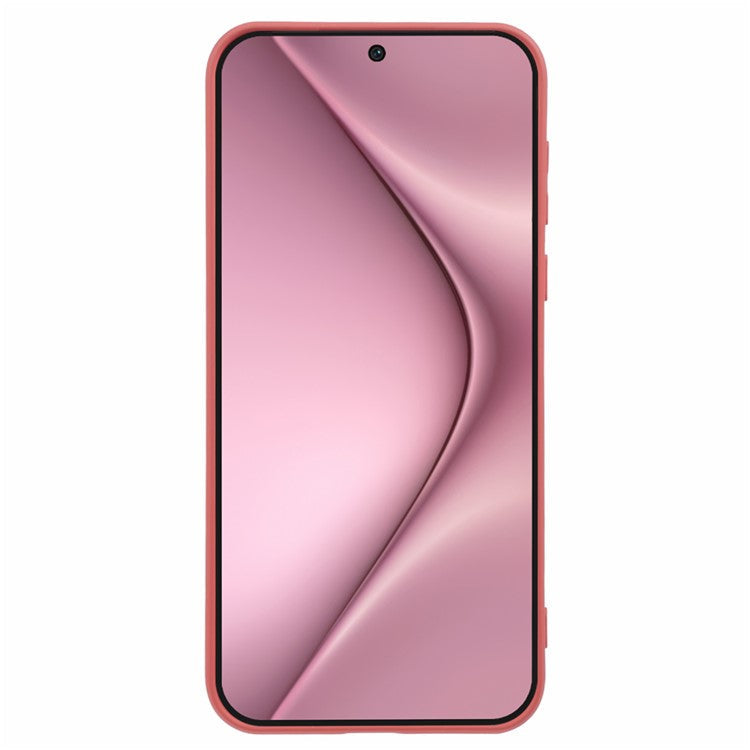 For Huawei Pura 70 Case Shockproof TPU Phone Cover Compatible with MagSafe - Camellia Red