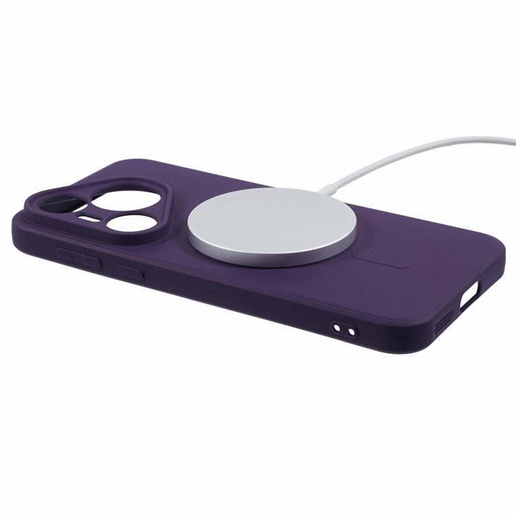 For Huawei Pura 70 Case Shockproof TPU Phone Cover Compatible with MagSafe - Dark Purple