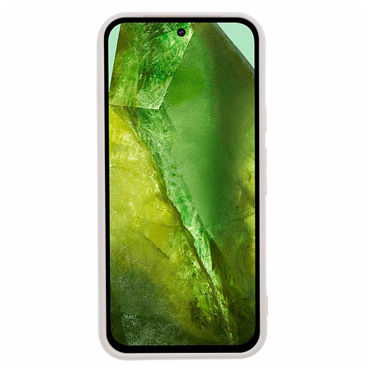 For Google Pixel 8a Case Shockproof TPU Phone Cover Compatible with MagSafe - White