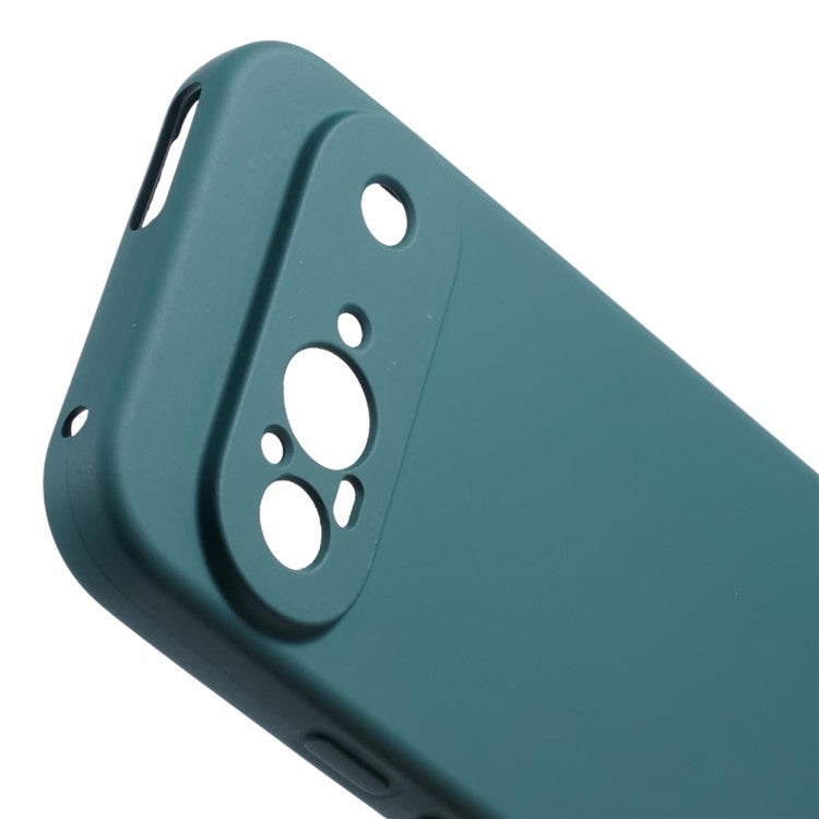 For Google Pixel 9 Case Arc Edge 2.0mm TPU Protective Phone Cover - Midnight Green