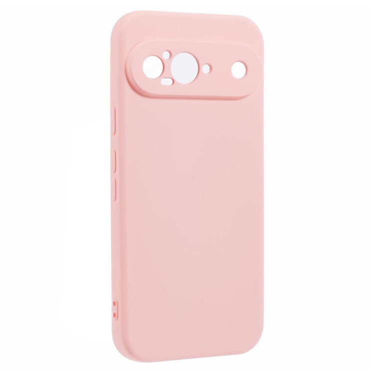 For Google Pixel 9 Case Arc Edge 2.0mm TPU Protective Phone Cover - Pink