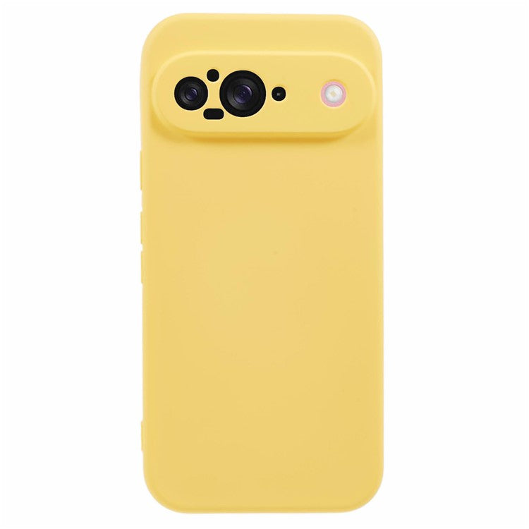 For Google Pixel 9 Case Arc Edge 2.0mm TPU Protective Phone Cover - Yellow