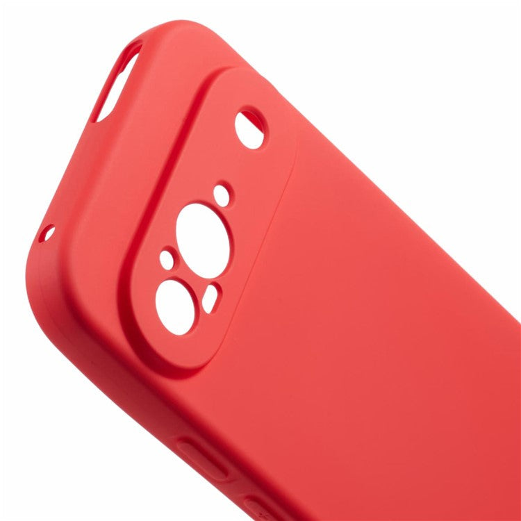 For Google Pixel 9 Case Arc Edge 2.0mm TPU Protective Phone Cover - Red