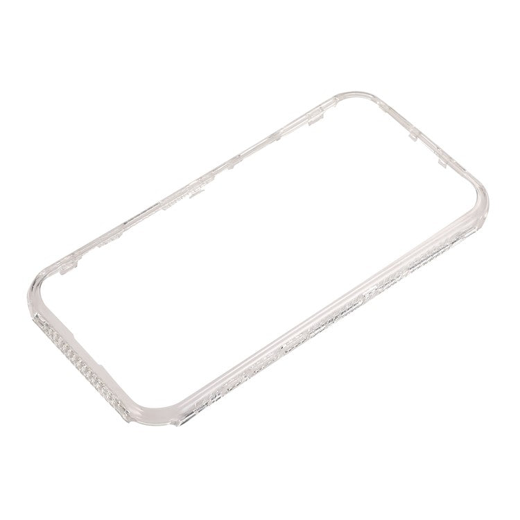 For iPhone 16 Plus Case Corners Impact Protection PC+TPU Clear Phone Cover - Orange