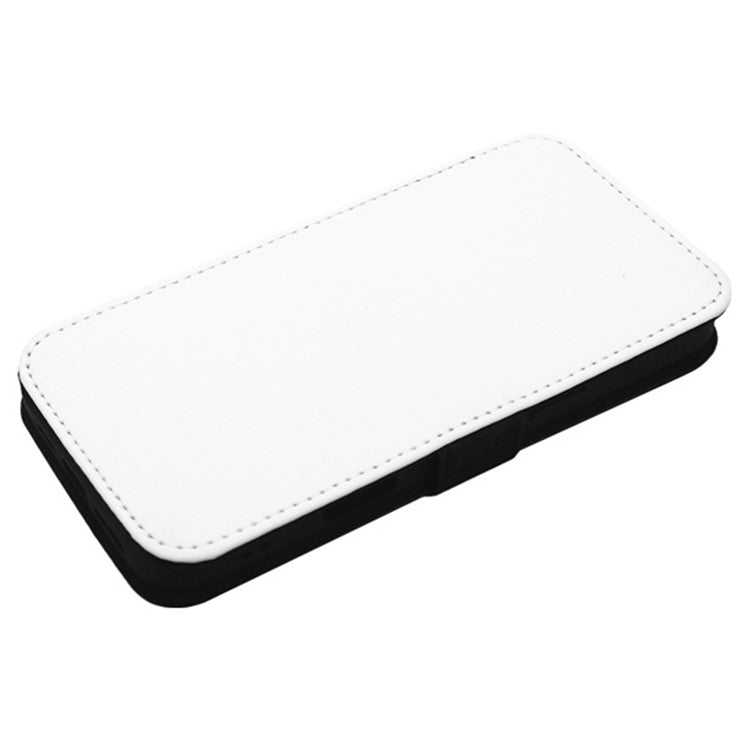 For iPhone 16 Plus Case PU Leather Sublimation Blank Smart Phone Cover with Card Holder