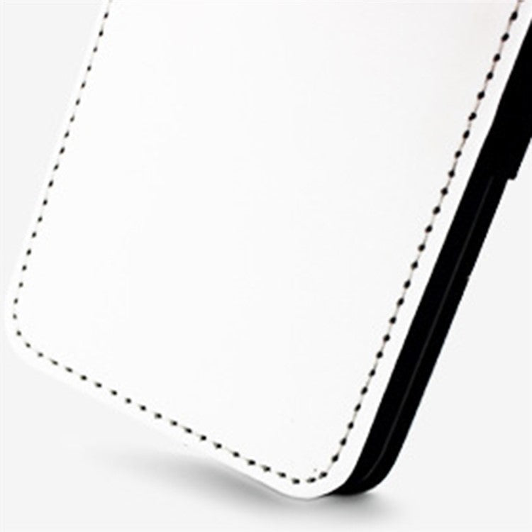 For iPhone 16 Plus Case PU Leather Sublimation Blank Smart Phone Cover with Card Holder